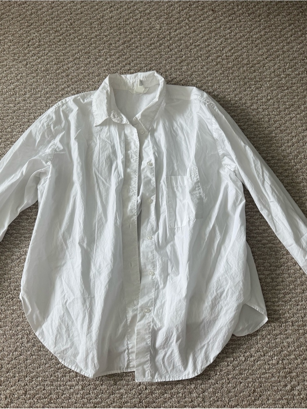 Classic White Women’s Button-Up Shirt